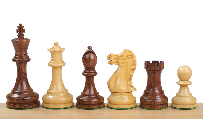 Piezas de ajedrez Executive Acacia / Boj 3,75 "